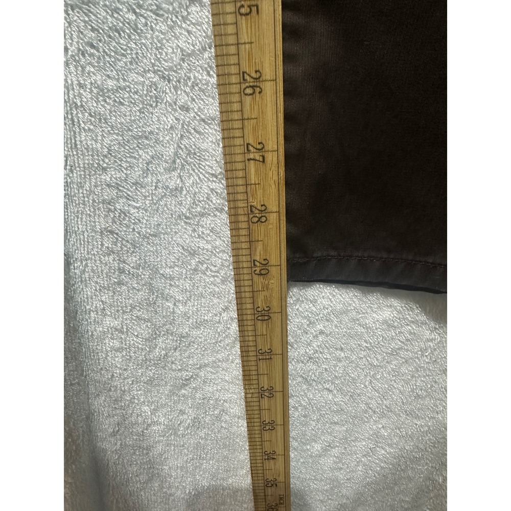 Cotton Casual Pants Brown Chinos Straight Leg Everyday Comfort 42x30 - Picture 12 of 13